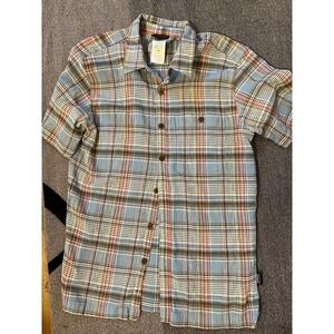 Patagonia men's Small cotton plaid shirt